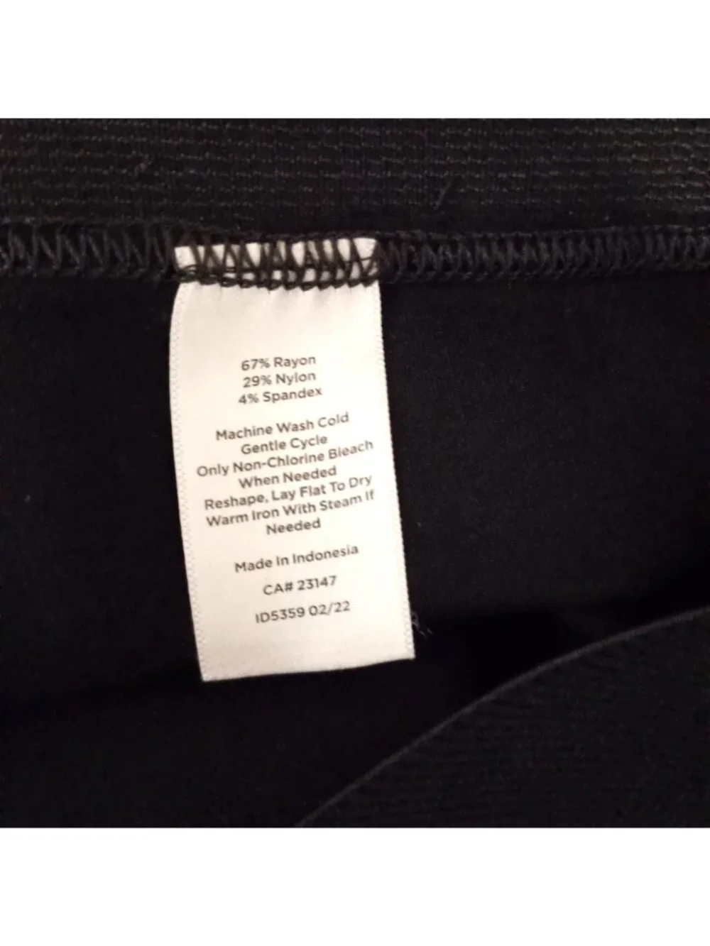 Ann Taylor LOFT Curvy High Waist Wide Leg Trouser Pants Black Women Size 6 - Picture 4 of 7